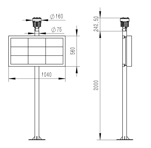 LED顯示屏小型氣象站