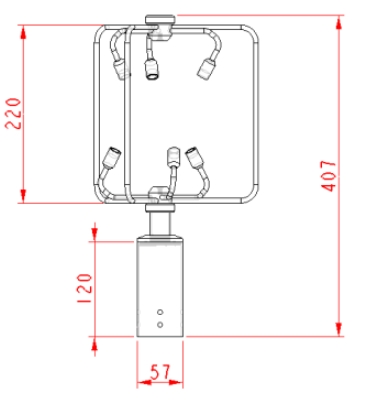 不銹鋼款三維風(fēng)速儀